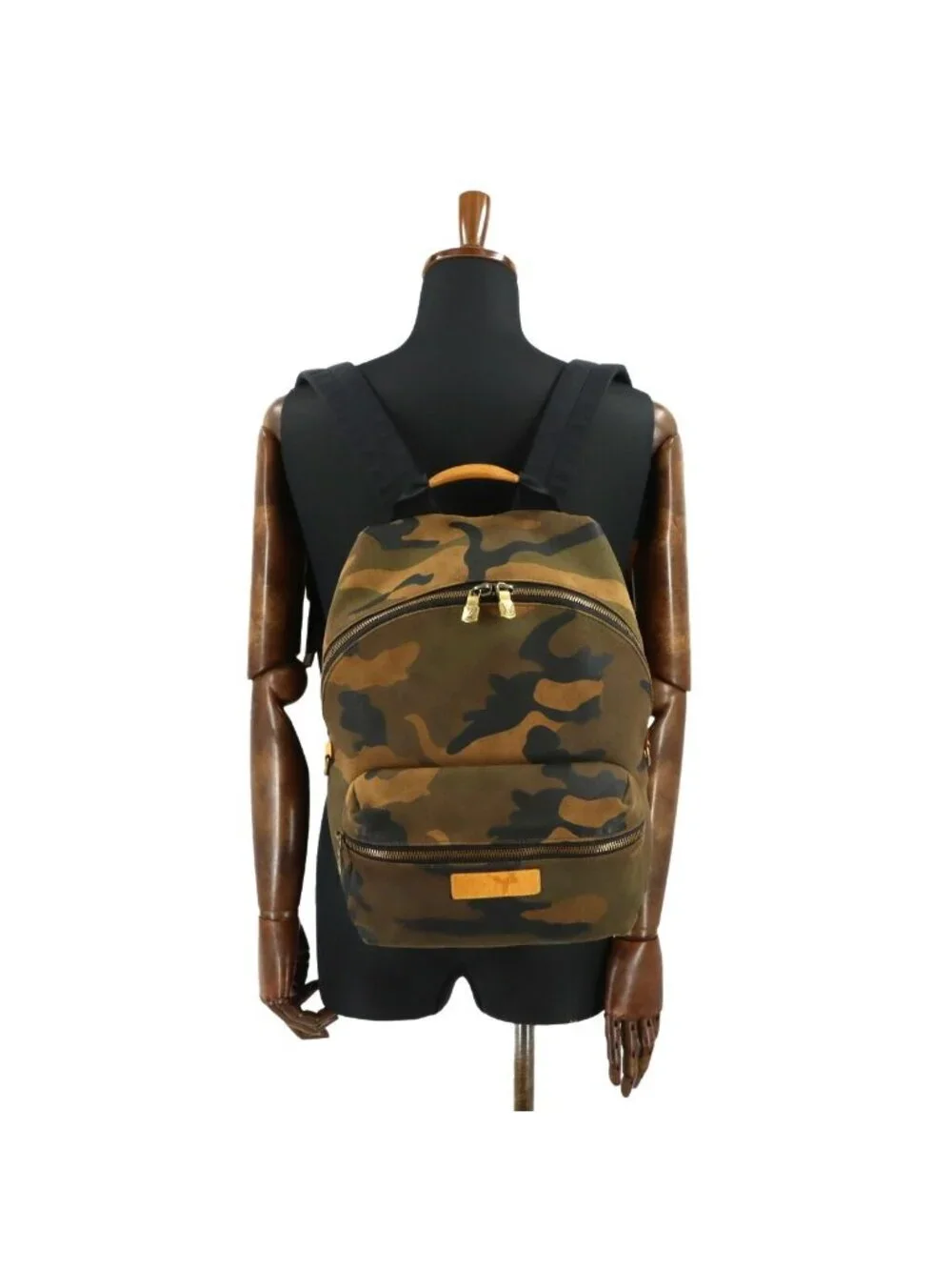Louis Vuitton Backpack Canvas Green